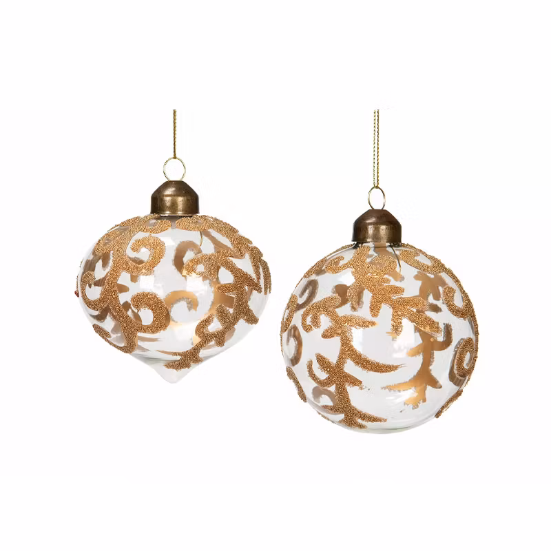 Julgranskulor Dekor Mix Ø8cm