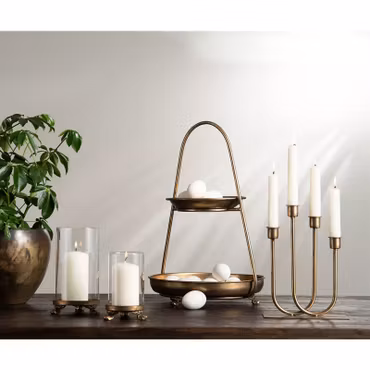 Ljusstake 4 arm G.Brun 18x7x24,5 cm