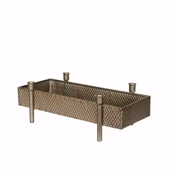 Ljusstake Box Antik Mässing