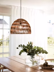 Taklampa Lace Natur 46 cm