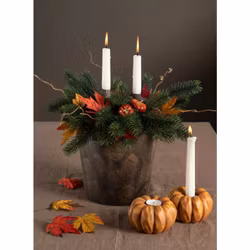 Ljuslykta Pumpa Orange Poly