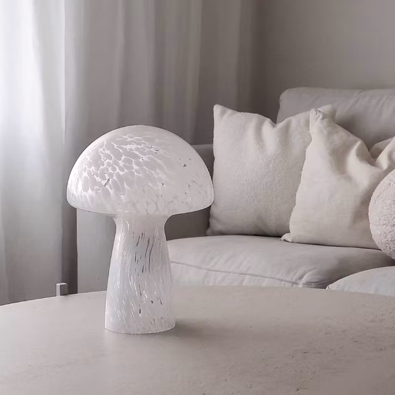 Bordslampa Mushi vit Stor