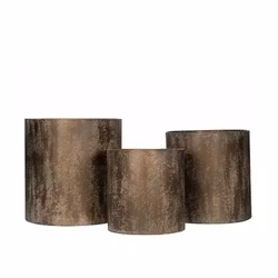 Kruka Rak metall grön Ø33,5x35cm S/3