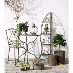 Kruka Rak metall grön Ø33,5x35cm S/3