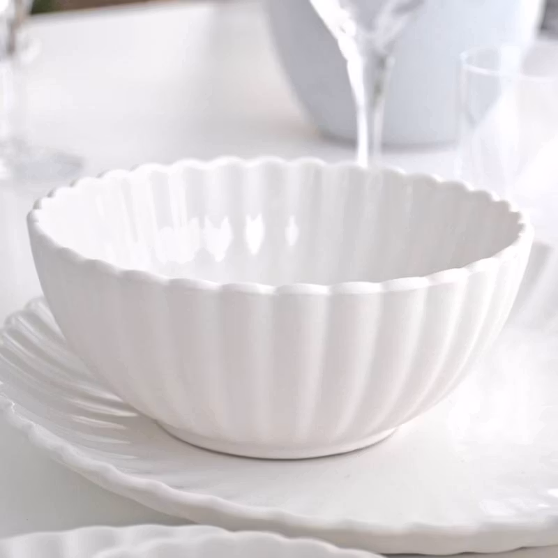 Skål FLORA Vit 15 cm