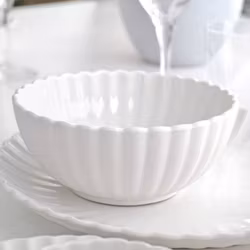 Skål FLORA Vit 15 cm