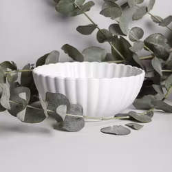 Skål FLORA Vit 15 cm