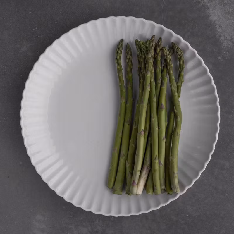 Uppläggningsfat Flora Vit