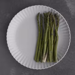 Uppläggningsfat Flora Vit