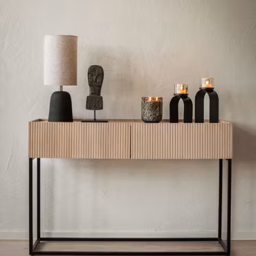 Ljuslykta Haverhill set/2 matt svart