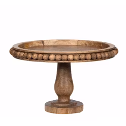 Fat På Fot Marble Trä Brun