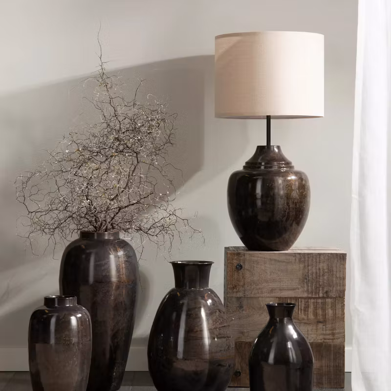 Lampfot Charm Grey Onyx