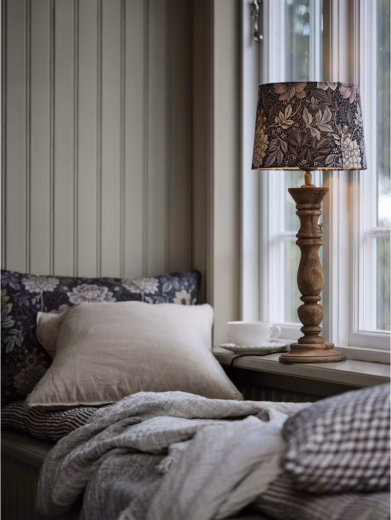 Lodge bordslampa Dahlia Brun