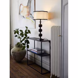 Flory bordslampa Natur/svart 70cm