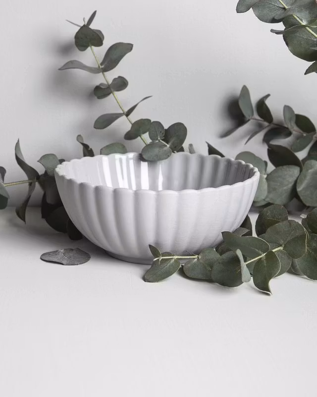 Skål FLORA Grå 15 cm