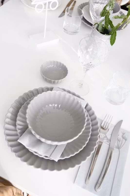 Miniskål FLORA Grå 10 cm