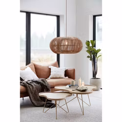 Zuri Taklampa Natur 61cm