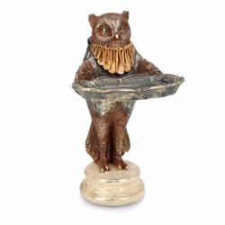 Dekoration Uggla Med Fat