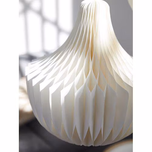 Vicky takskärm Vit papper 40cm