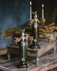 Ljusstake Fru Kanin Rosa