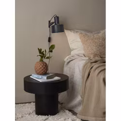 Solo vägglampa Matt svart 23cm