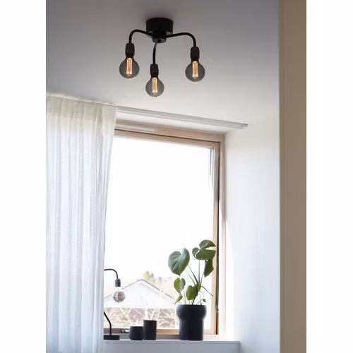 Loft plafond Svart 37cm
