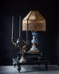 Ljusstake Fågelblad Blå