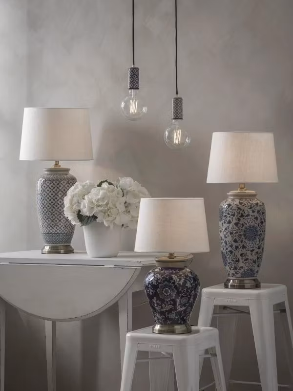 Li Jing Lampfot Mörkblå 49cm