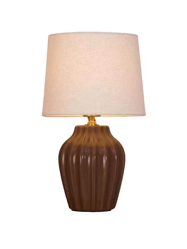 Bordslampa LYON 31 cm Brown