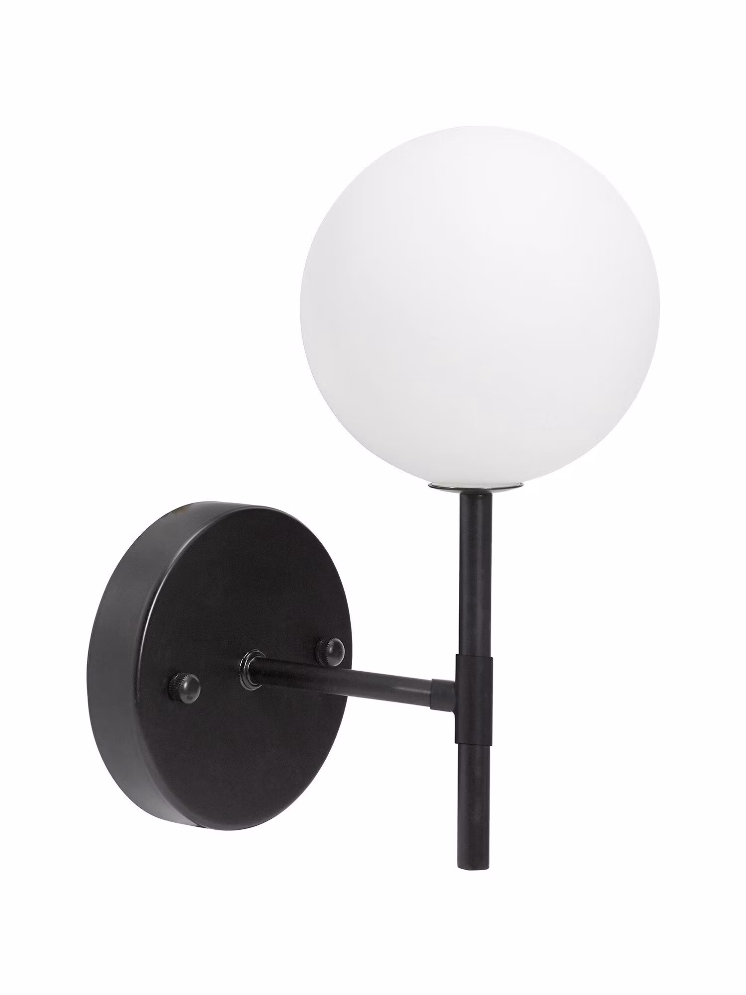 Sigma S vägglampa – Svart Opal, 25cm – White