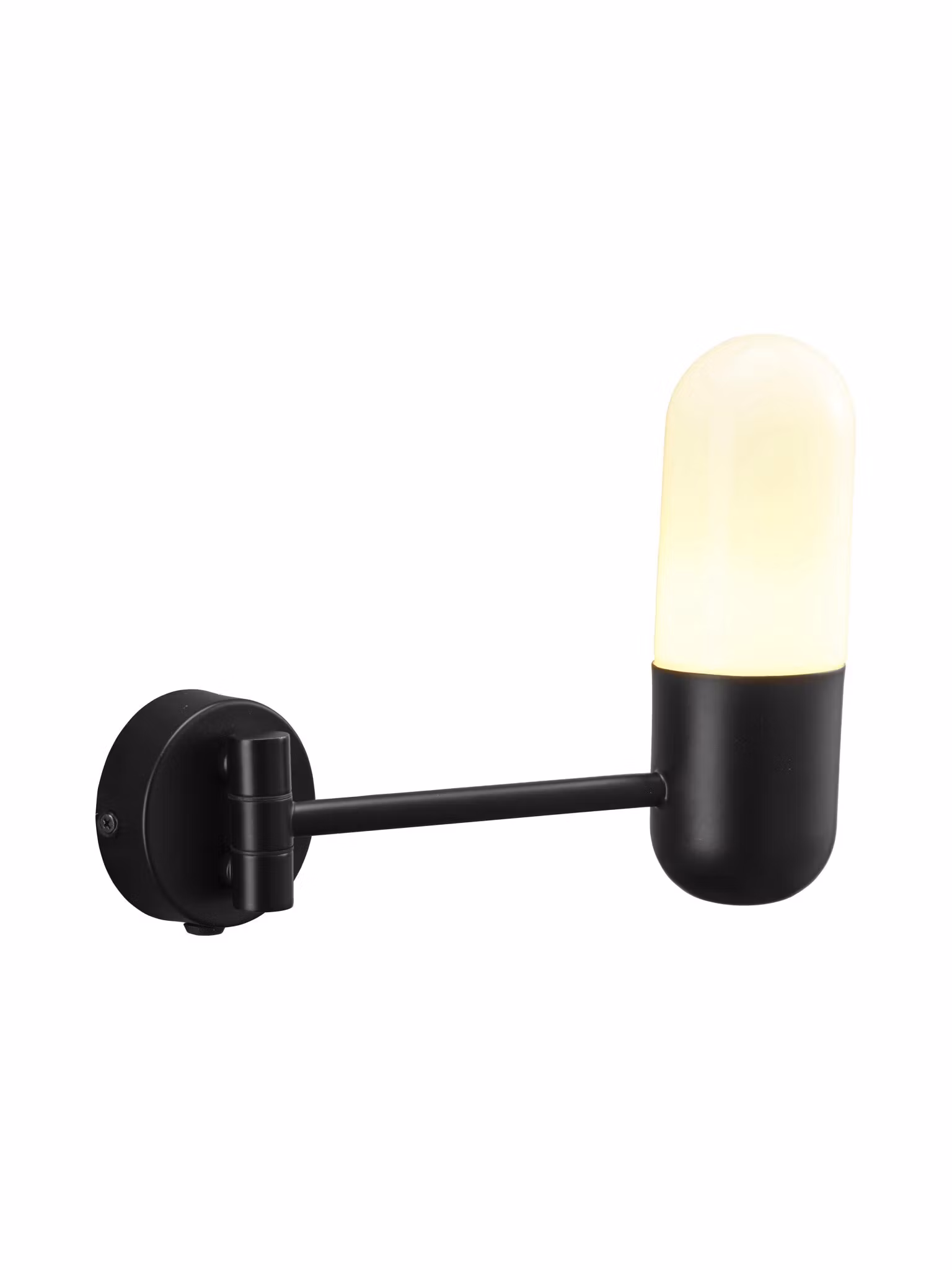 Zeta Vägglampa IP44 – Mattsvart 23cm – Black