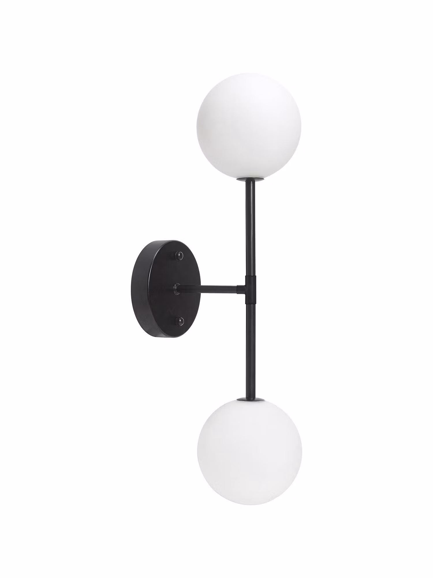 Sigma D vägglampa – Svart Opal, 49cm – White