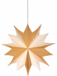 Bellatrix Julstjärna – Vit/Natur 60cm – White