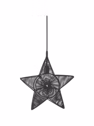 Regina Star – Svart 40cm – Black
