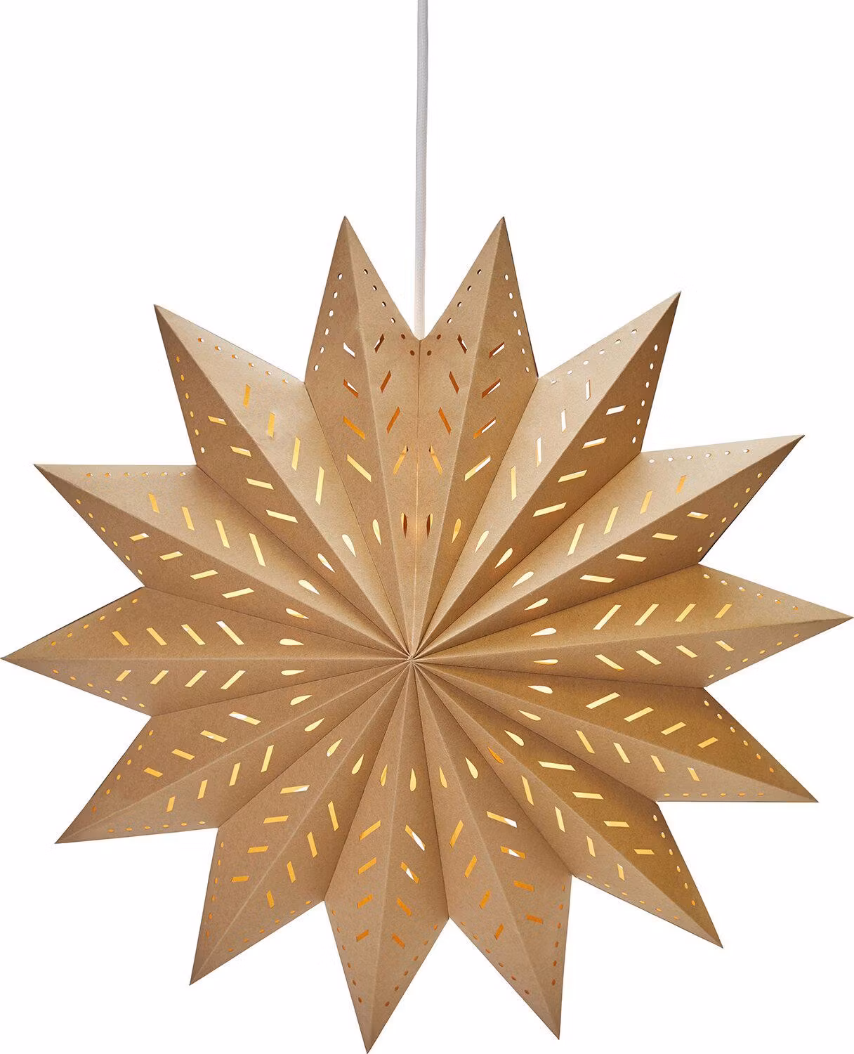 Alfa Julstjärna – Brun 50cm – Brown