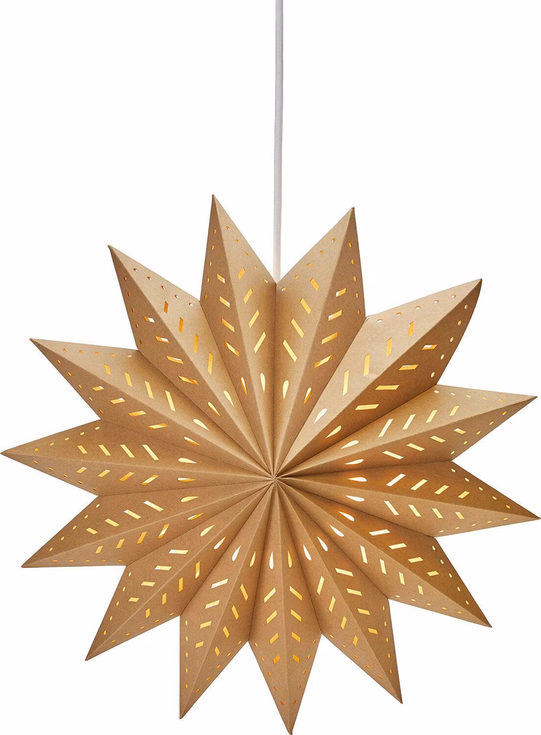 Alfa Julstjärna – Brun 60cm – Brown