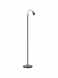 Amy Golvfot Flex1 – Svart/Mässing 150cm – Black