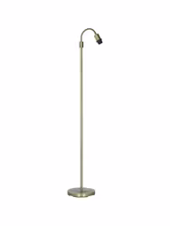 Amy Golvfot Flex1 – Antikmässing 150cm – Gold