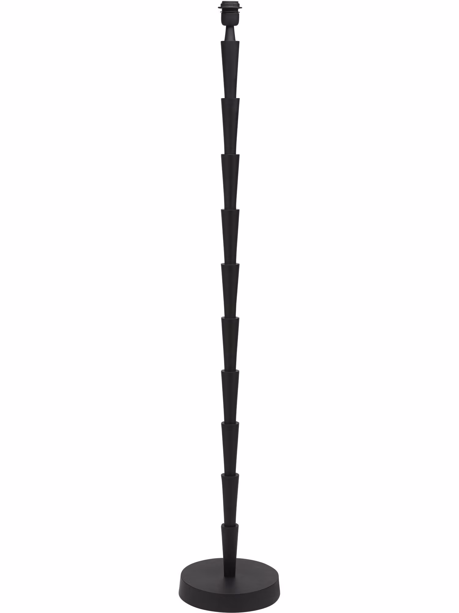 Chloe golvfot – Matt svart 143cm – Black