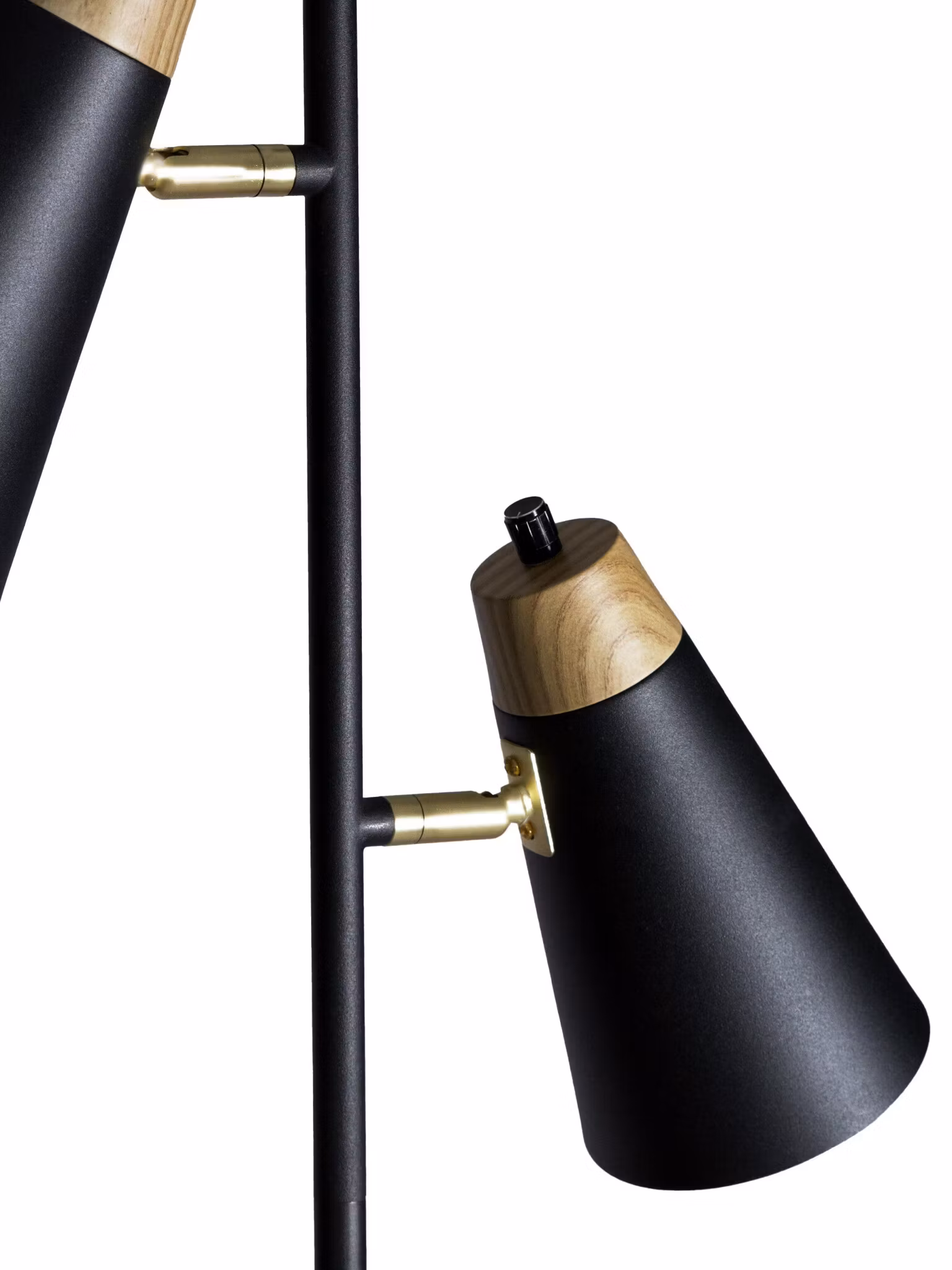 Wien Golvlampa – Svart 2-arm 157cm – Black