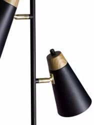 Wien Golvlampa – Svart 2-arm 157cm – Black