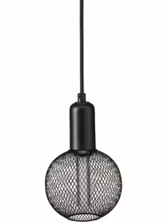 Grid fönsterlampa Svart 13cm