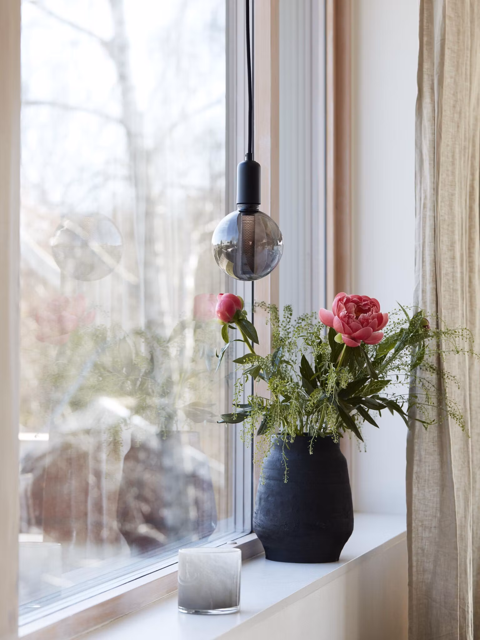 Column fönsterlampa Svart 0cm