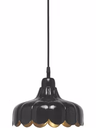 Wells tak/fönsterlam Svart 24cm