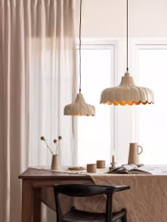 Wells tak/fönsterlam Beige 24cm