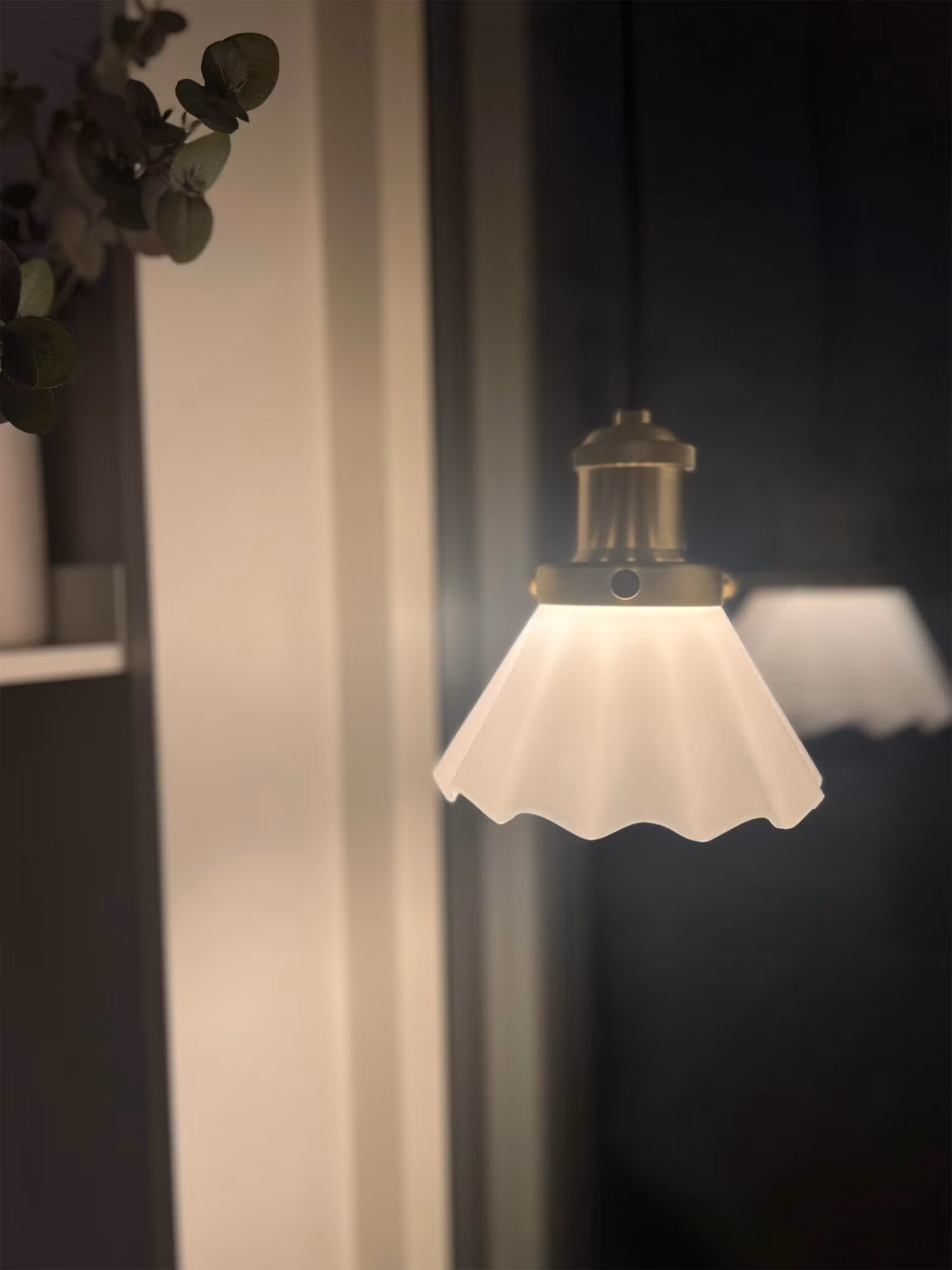 August Fönsterlampa Opal 15cm