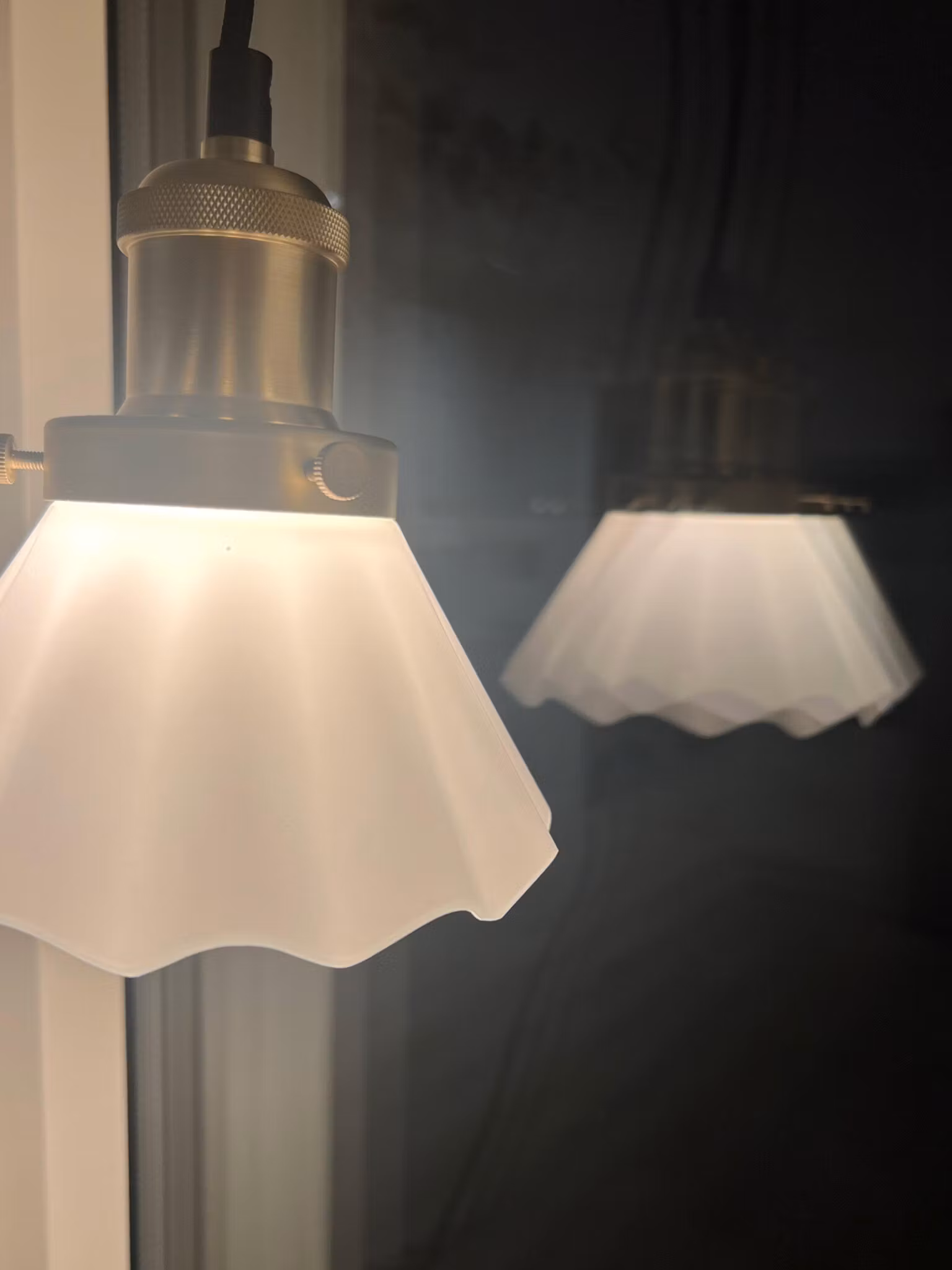 August Fönsterlampa Opal 15cm