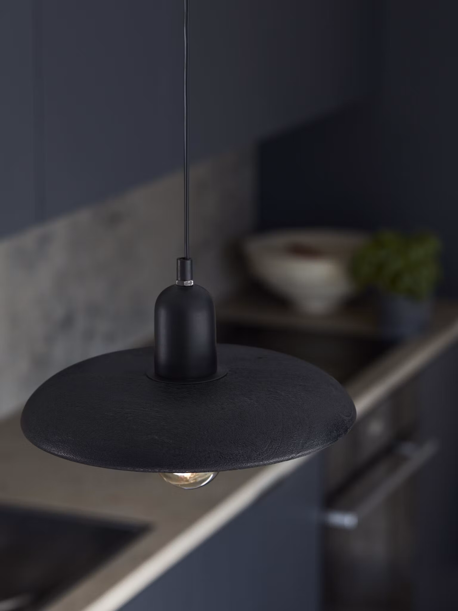 Bliss tak/fönster Rustik svart 28cm