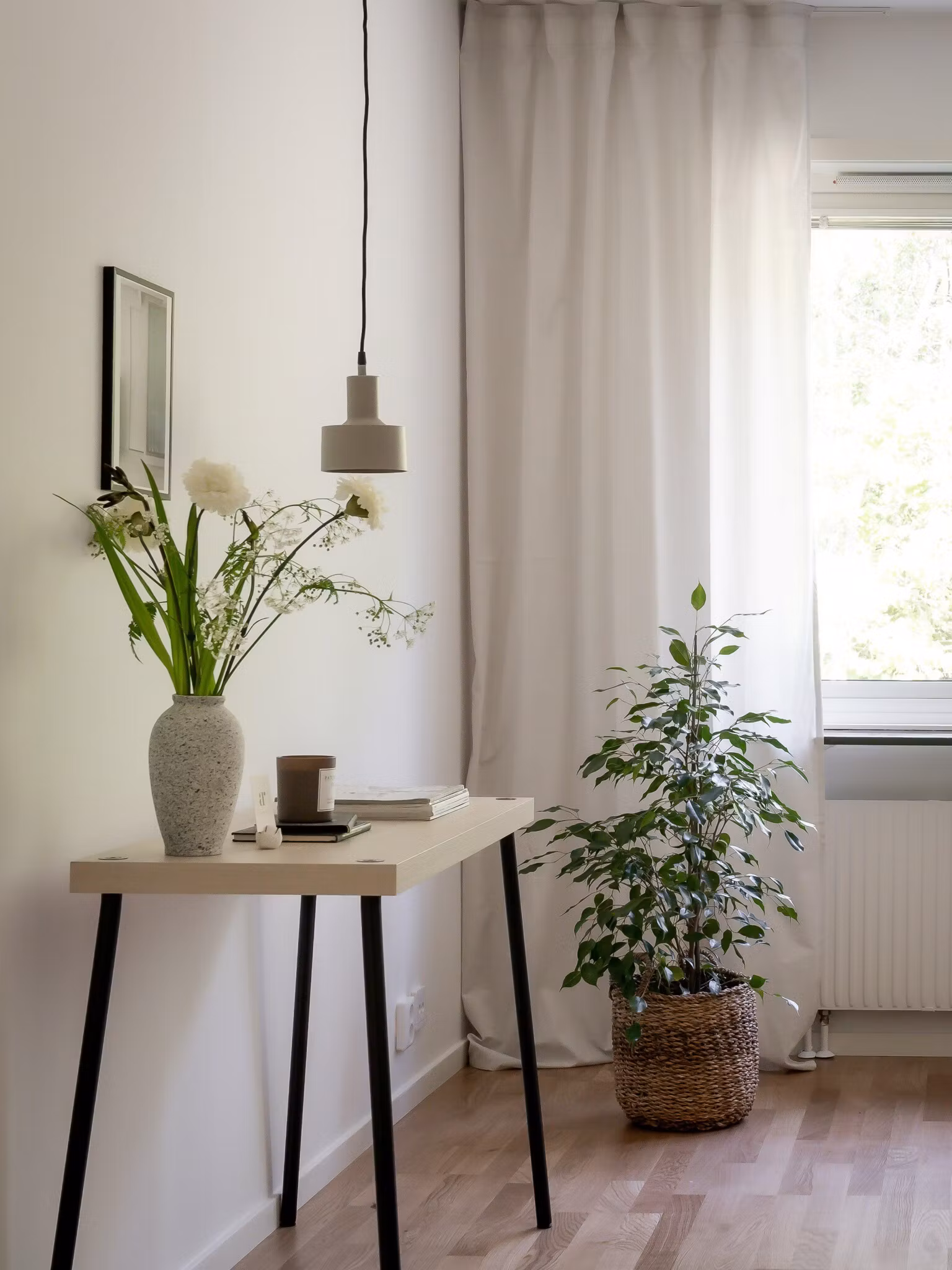 Solo fönsterlampa Beige 13cm