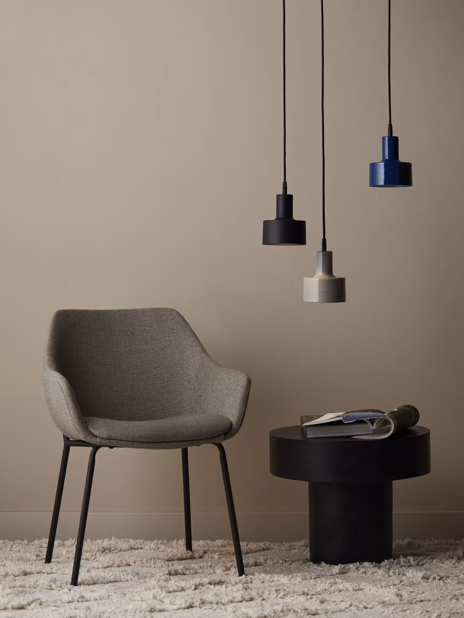Solo fönsterlampa Blå 13cm